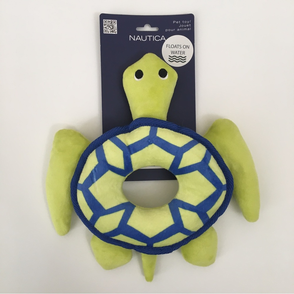 NEW Dog Toy Turtle Floats on Water | Nautica